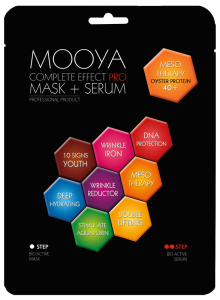 MOOYA COMPLETE EFFECT MESOTHERAPY WITH OYSTER PROTEINES MASK + SERUM