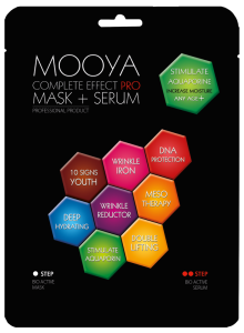 MOOYA COMPLETE EFFECT STIMULATE AQUAPORIN MASK + SERUM