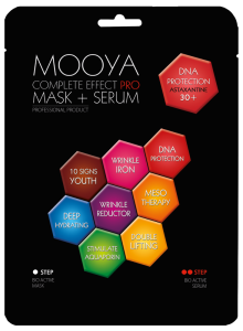 MOOYA COMPLETE EFFECT WAKE UP SKINWITH ASTAXANTINE MASK+ SERUM