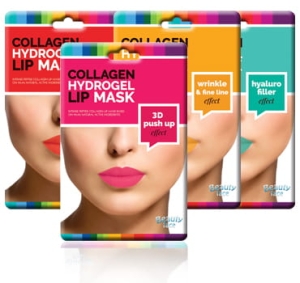 5 x MIX HYDROŻELOWA KOLAGENOWA MASKA NA USTA + GRATIS