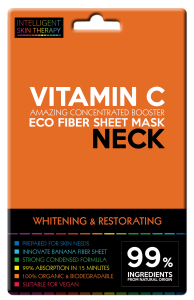 IST ECO FABRIC BOOSTER SHEET MASK FOR NECK – ACTIVE VITAMIN C FOR RESTORATION