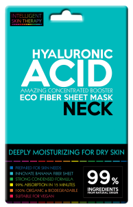 IST ECO FABRIC BOOSTER SHEET MASK FOR NECK – HYALURONIC ACID FOR DEEP MOISTURIZING