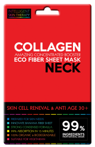 IST ECO FABRIC BOOSTER SHEET MASK FOR NECK – COLLAGEN FOR RESTORATION & REBUILDING