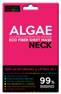 IST ECO FABRIC BOOSTER SHEET MASK FOR NECK – SEA ALGAE FOR HYDRATION & ELASTICITY
