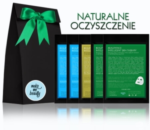 INTELLIGENT SKIN THERAPY PRO ZESTAW NATURALNE OCZYSZCZENIE - KOMPOZYCJA 5 MASEK NA EKO TKANINIE