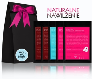 INTELLIGENT SKIN THERAPY PRO ZESTAW NATURALNE NAWILŻENIE - KOMPOZYCJA 5 MASEK NA EKO TKANINIE