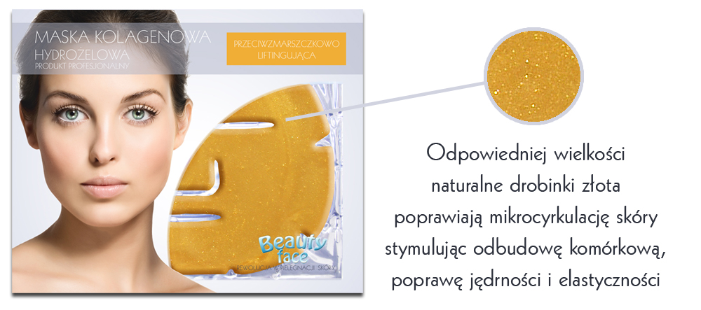 BEAUTYFACE JANMOCNIEJSZA ZŁOTA MASKA KOLAGENOWA BEAUTYFACE JANMOCNIEJSZA ZŁOTA MASKA KOLAGENOWA