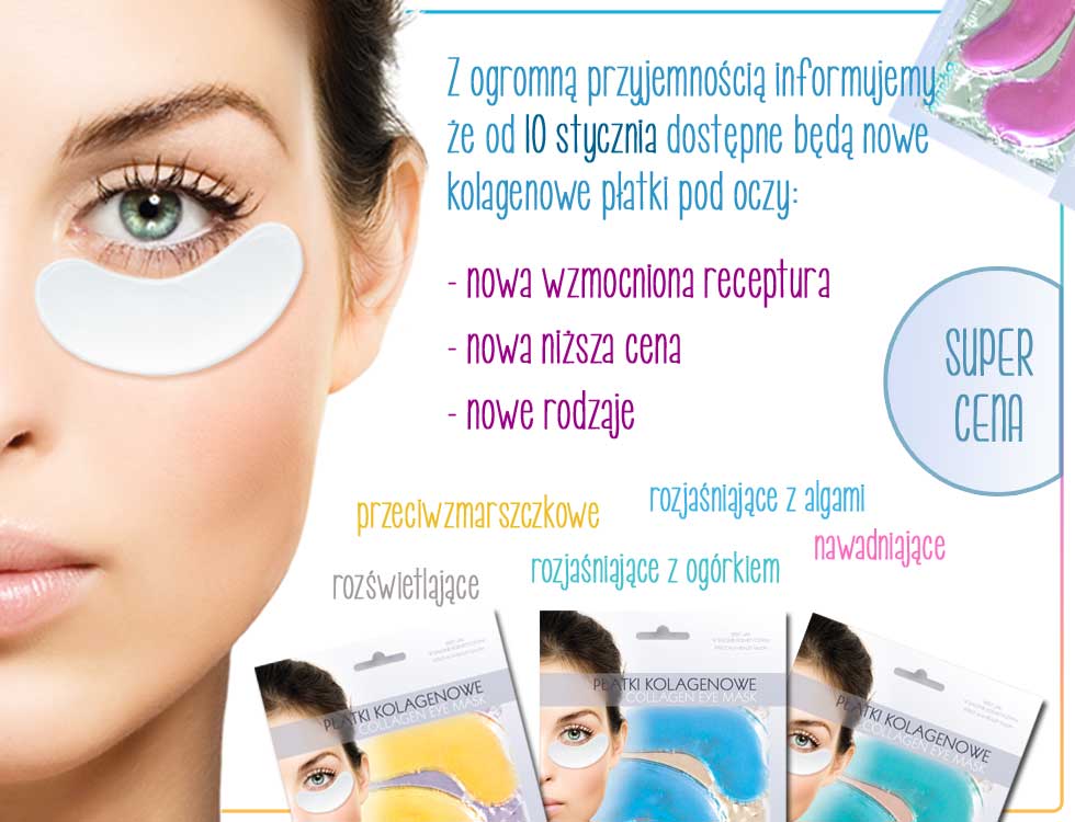BEAUTYFACE KOLAGENOWE PŁATKI POD OCZY NOWOŚĆ