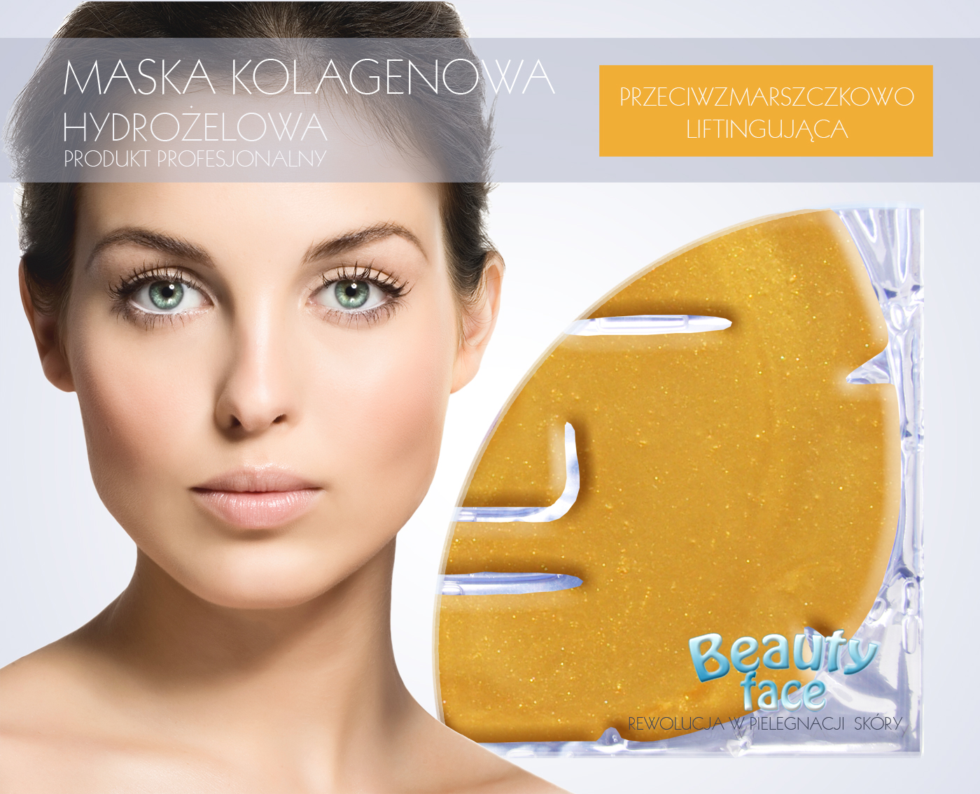 BEAUTYFACE NAJMOCNIEJSZA ZŁOTA MASKA KOLAGENOWA
